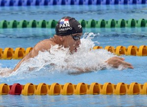 DESEMPEÑO. Crespo espera cosechar buenos resultados en los 50 metros pecho, su especialidad. Foto: Archivo | La Estrella